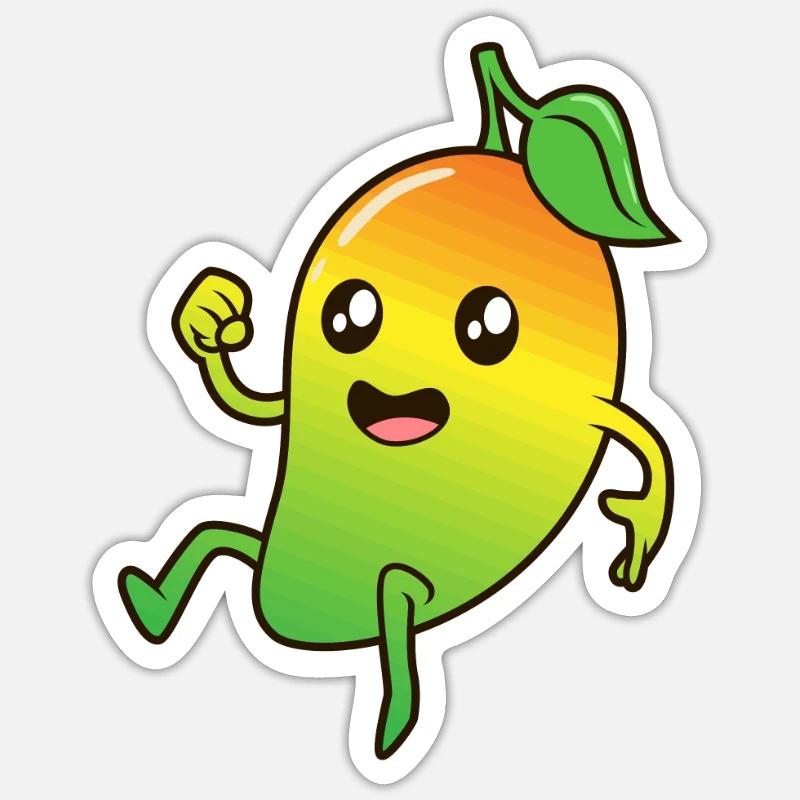 Kawaii Comic Mango Sticker Größe S (10 x 10 cm)