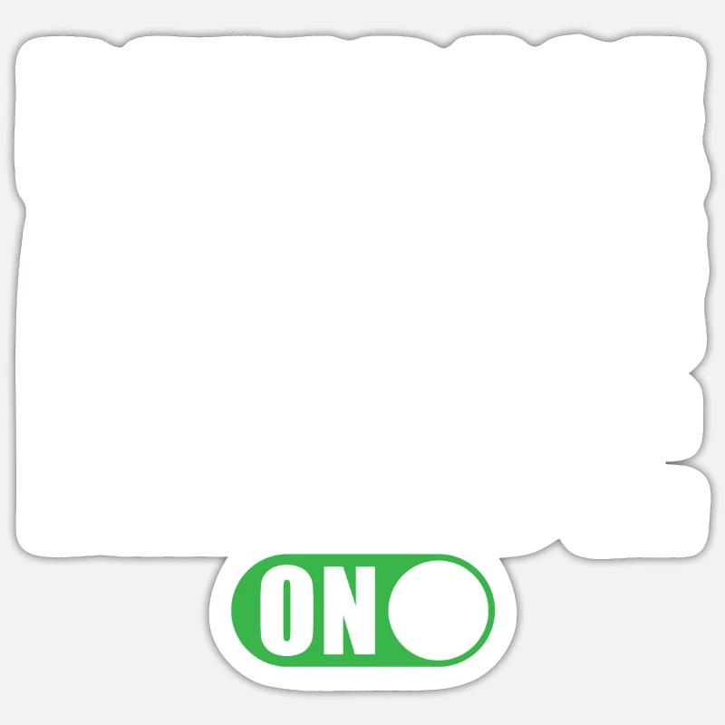 Database Administrator Mode On Sticker size S (10 x 10 cm)