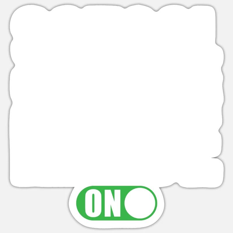 Mode Conseiller scolaire activé - Sticker taille S (10 x 10 cm) - blanc mat