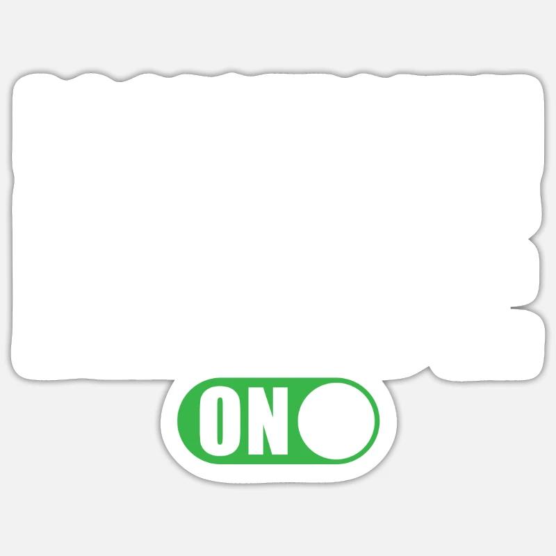 Logistician Mode On - Sticker size S (10 x 10 cm) - white matte