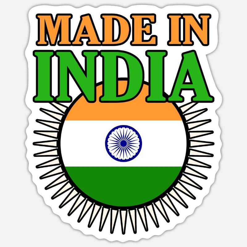 Inde Sticker taille S (10 x 10 cm)