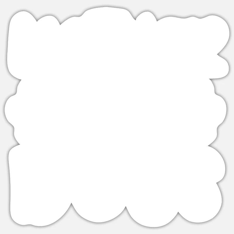 Mère de chiens - Sticker taille S (10 x 10 cm) - blanc mat