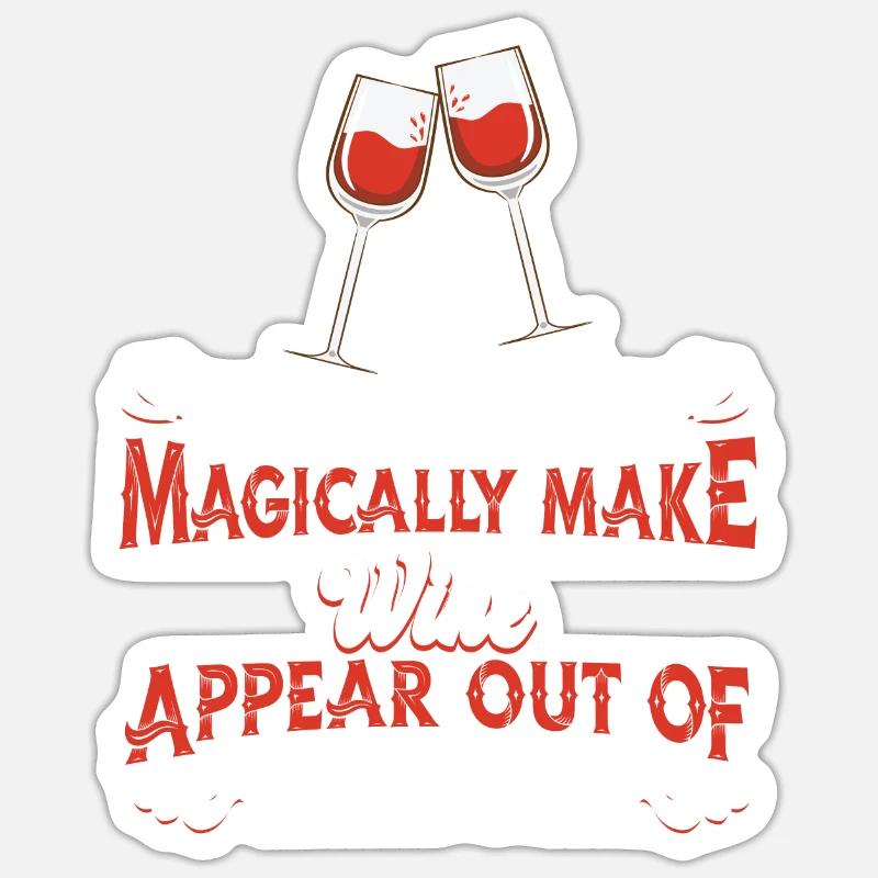 Wine Lover Tasting Winemaker Sommelier Sticker size S (10 x 10 cm)
