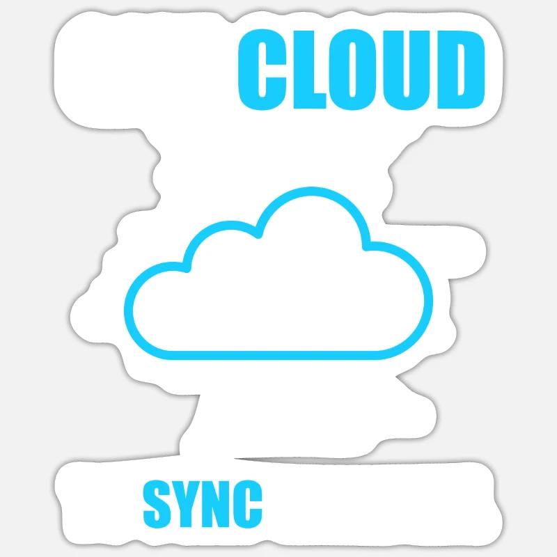 Cloud Administrator Cloud Devops Sticker size S (10 x 10 cm)