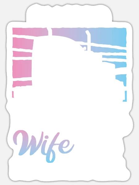 LKW Fahrer Lastwagenfahrer - Sticker Größe S (10 x 10 cm) - Mattweiß