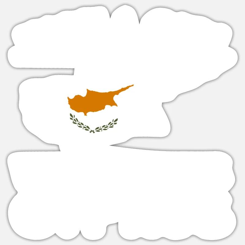 Chypre Sticker taille S (10 x 10 cm)