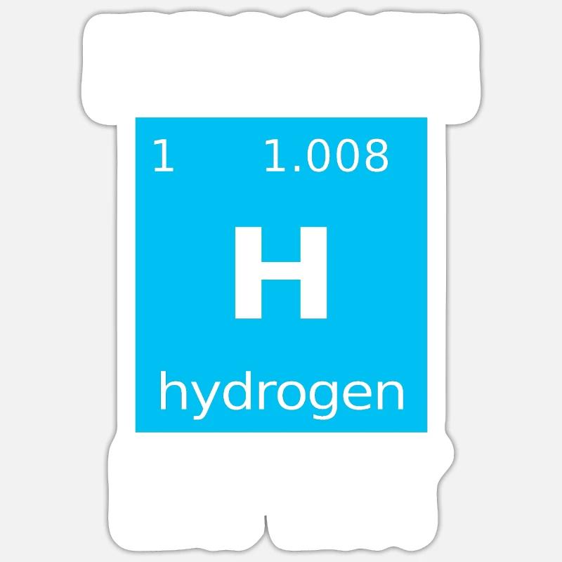 Hydrogen Expert Element Energy Hydrogen Sticker size S (10 x 10 cm)