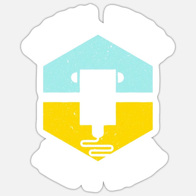 Special Things Take A While 3D Printing 3D Printer Sticker size S (10 x 10 cm)