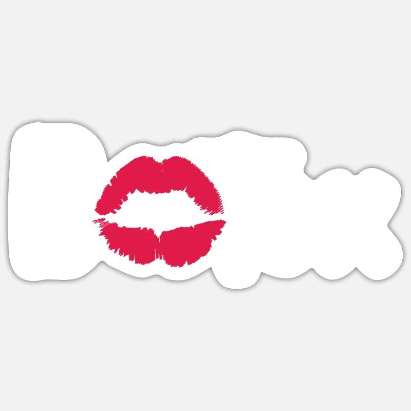 Botox - Sticker taille S (10 x 10 cm) - blanc mat