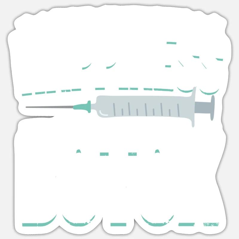 Botox - Sticker size S (10 x 10 cm) - white matte
