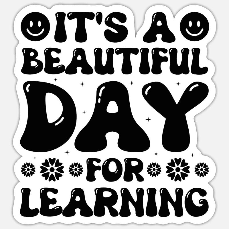 Teacher Learning Teaching Kindergarten Student School Sticker size S (10 x 10 cm)
