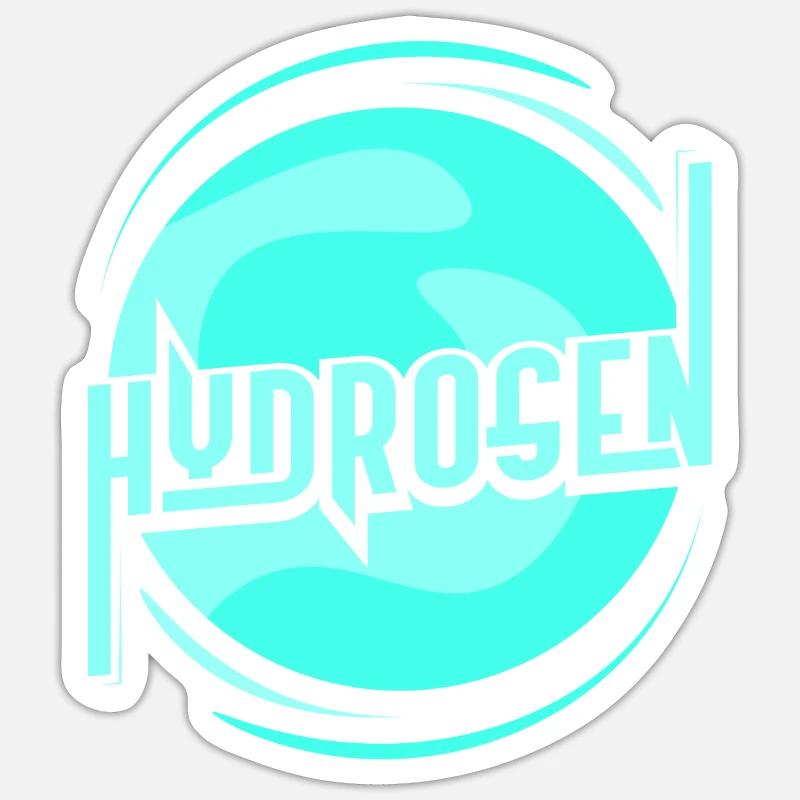 Hydrogen Energy Element Hydrogen Sticker size S (10 x 10 cm)