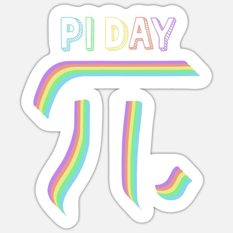 Math Pi symbole Pi Sticker taille S (10 x 10 cm)