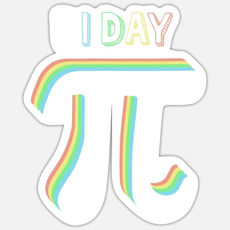 Math Pi symbole Pi Sticker taille S (10 x 10 cm)