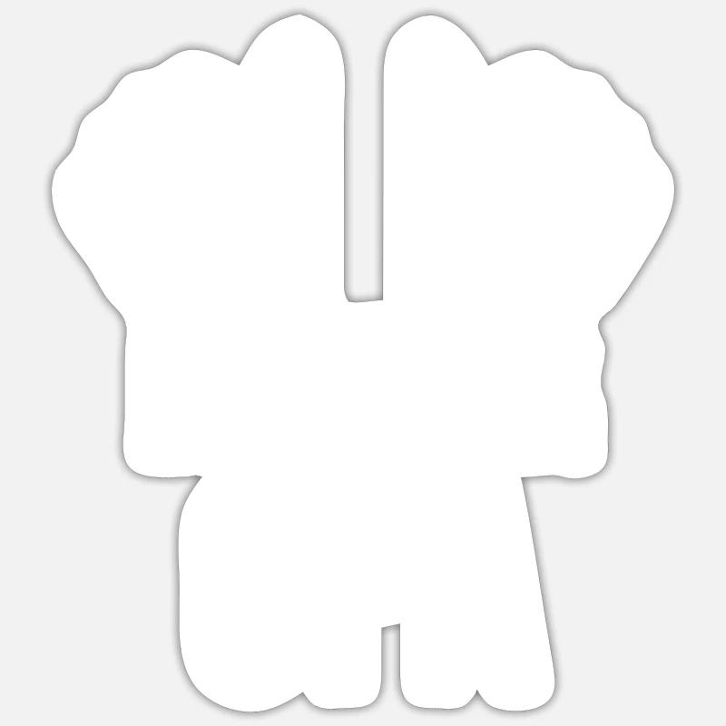 Bester Opa - Sticker Größe S (10 x 10 cm) - Mattweiß