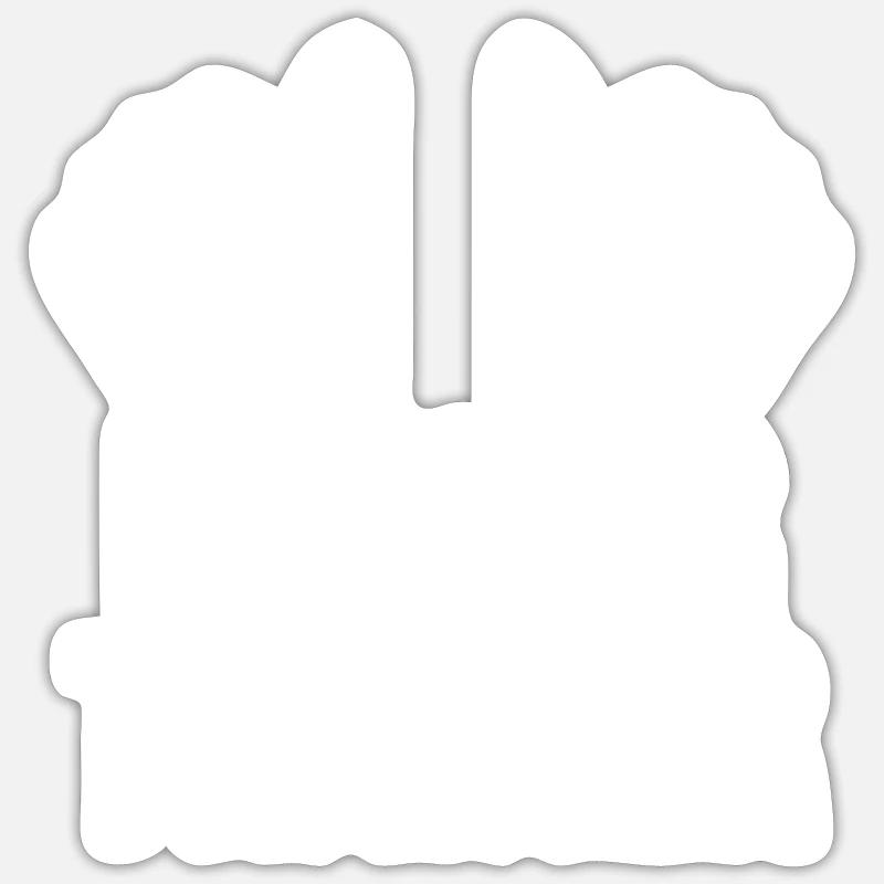 Bester Trainer Spruch Geschenk Shirt - Sticker Größe S (10 x 10 cm) - Mattweiß
