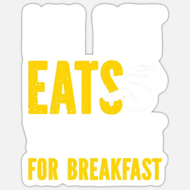 Banana Ball Python My animal eats yours To Sticker size S (10 x 10 cm)