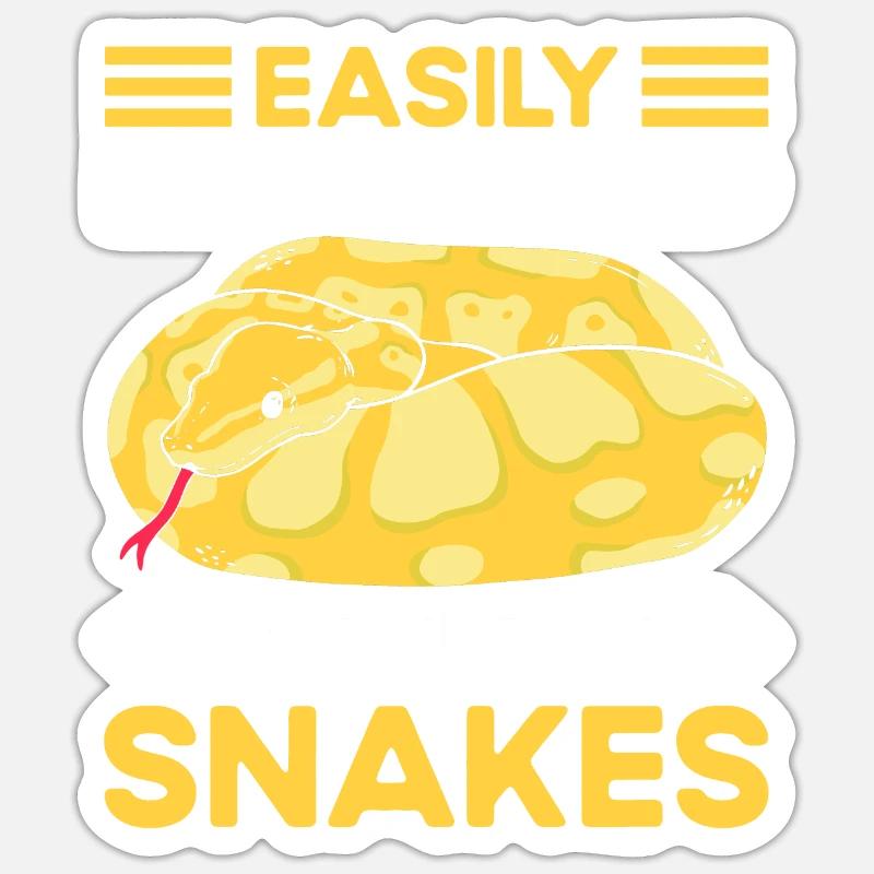 Banana Ball Python Spruch Sticker Größe S (10 x 10 cm)