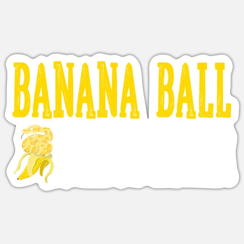 Banana Ball Python Whisperer Sticker size S (10 x 10 cm)