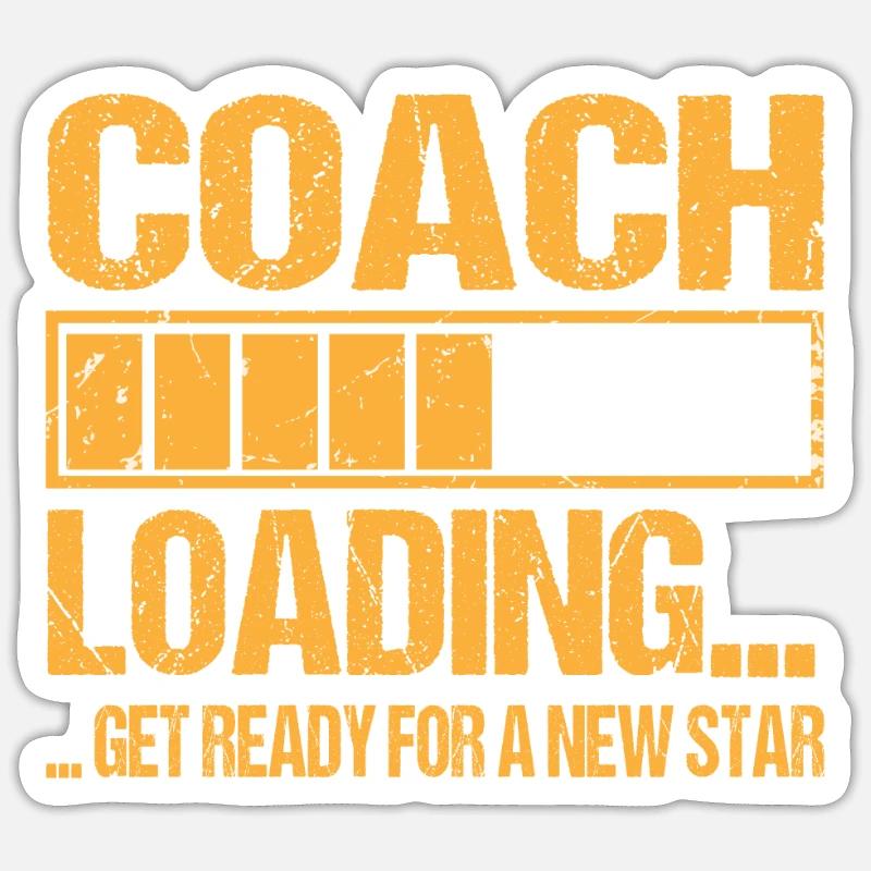 Coach loading Coach Training Sticker size S (10 x 10 cm)