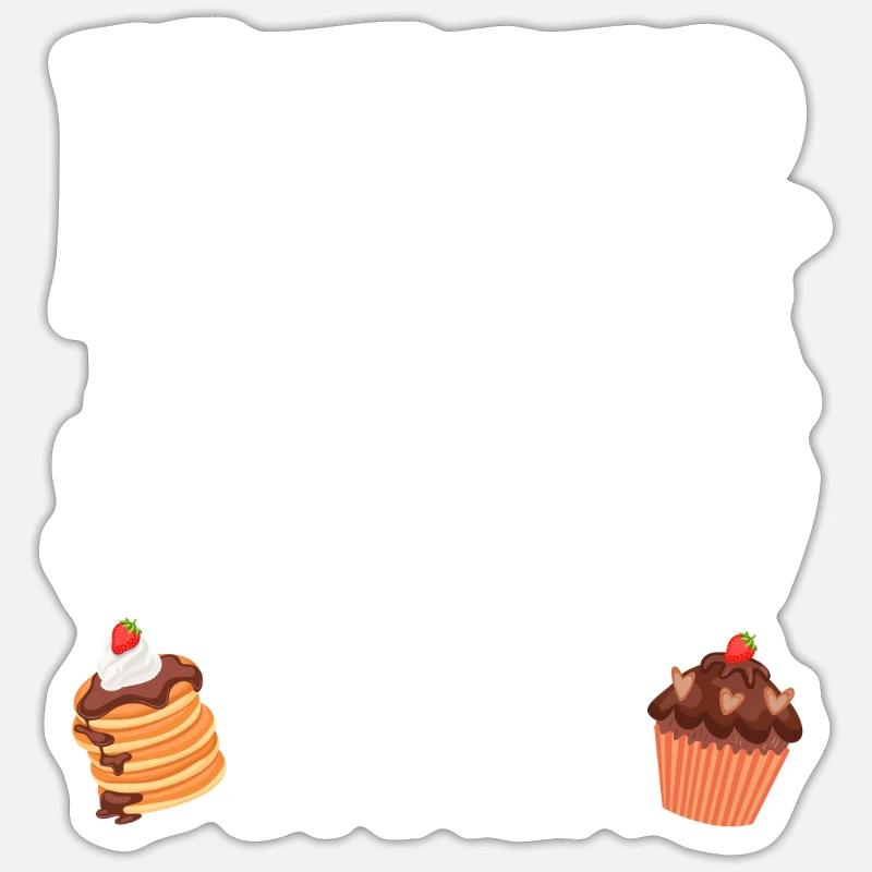 Funny Hobby Baker Gift - Sticker size S (10 x 10 cm) - white matte