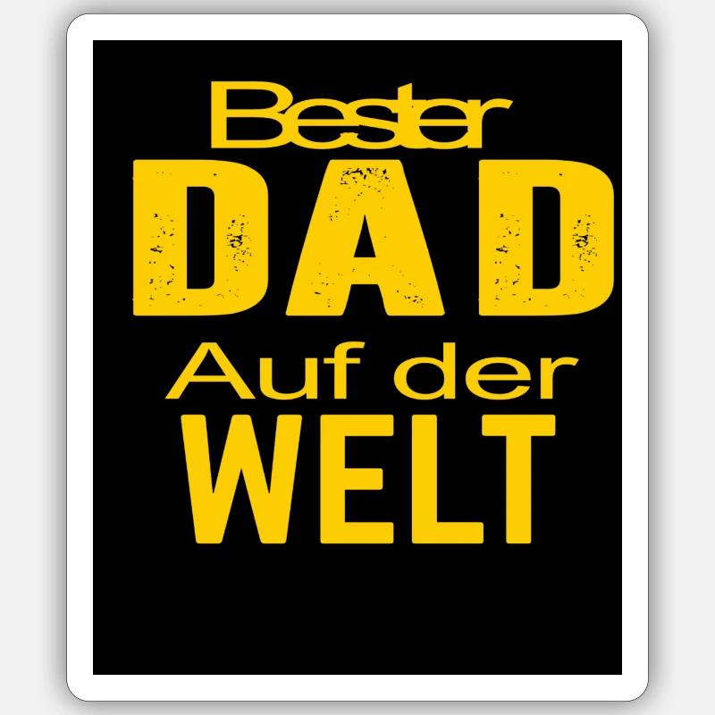 Bester DAD Sticker Größe S (10 x 10 cm)