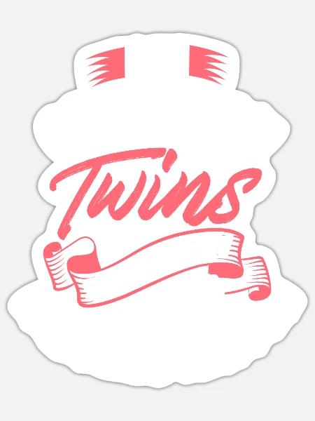 My Grandson Make Twins I Know Miracles Happen - Sticker Größe S (10 x 10 cm) - Mattweiß