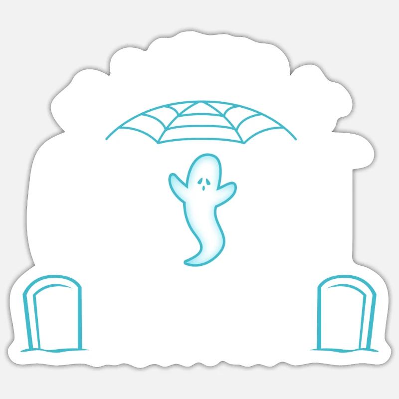 I'd Rather Be Ghost Hunting Sticker size S (10 x 10 cm)