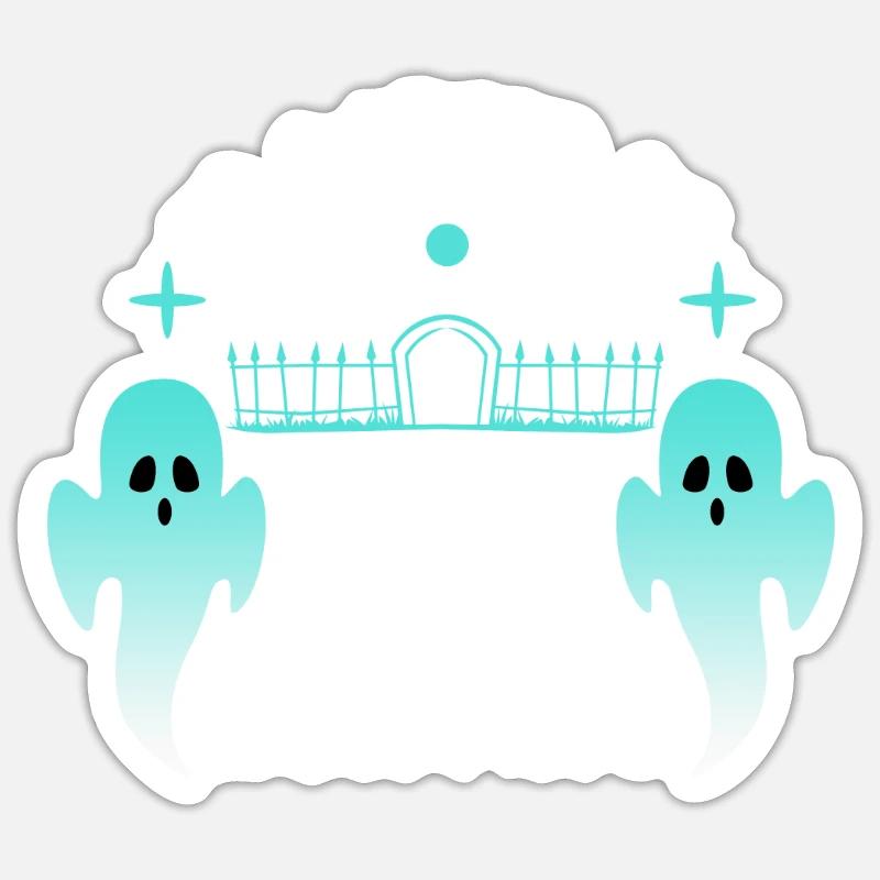 I'd Rather Be Ghost Hunting Sticker size S (10 x 10 cm)
