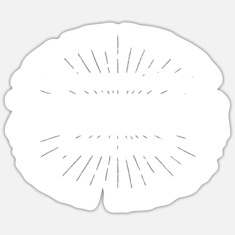 Zimmerer - Sticker Größe S (10 x 10 cm) - Mattweiß