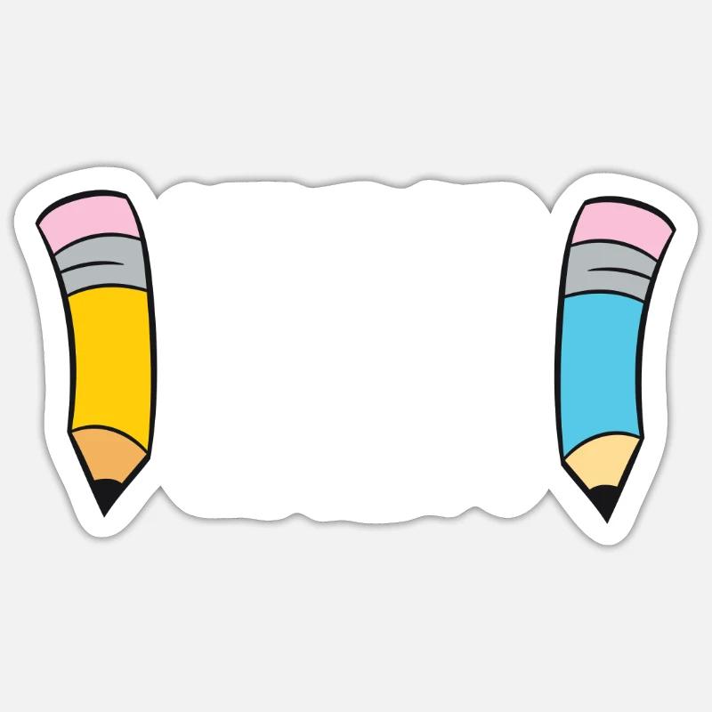 Kindergarten Crew - Sticker Größe S (10 x 10 cm) - Mattweiß