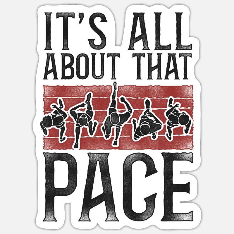 Running Runner Semi-Marathon - Sticker taille S (10 x 10 cm) - blanc mat
