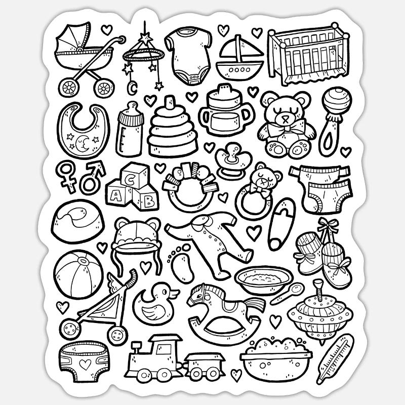 Sticker taille S (10 x 10 cm) - 