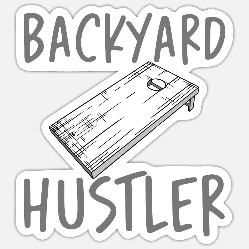 Backyard Hustler 3 Sticker size S (10 x 10 cm)