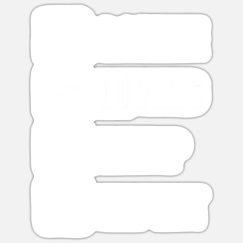 Coffee Diving Sleep Repeat Awesome Diver Present Sticker Größe S (10 x 10 cm)