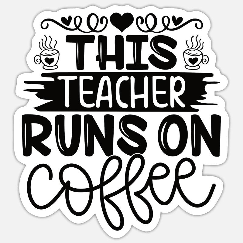 Teacher Learning Teaching Kindergarten Student School Sticker size S (10 x 10 cm)