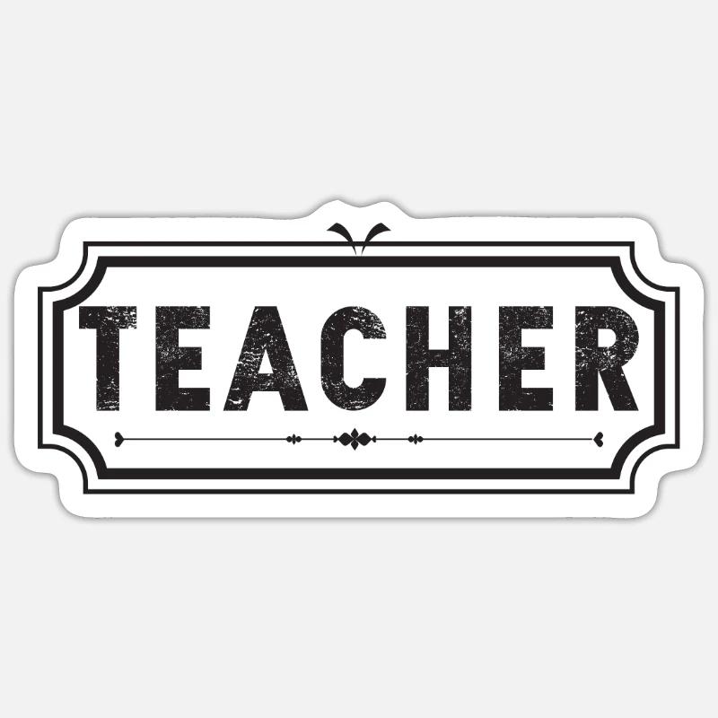 Teacher Learning Teaching Kindergarten Student School Sticker size S (10 x 10 cm)
