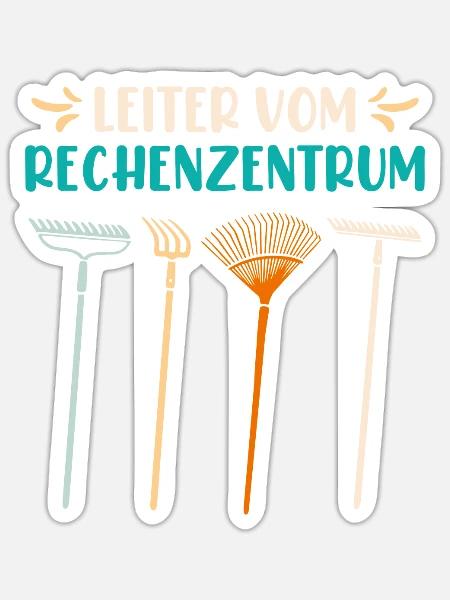 Gartenarbeit Gärtner Spruch - Sticker Größe S (10 x 10 cm) - Mattweiß
