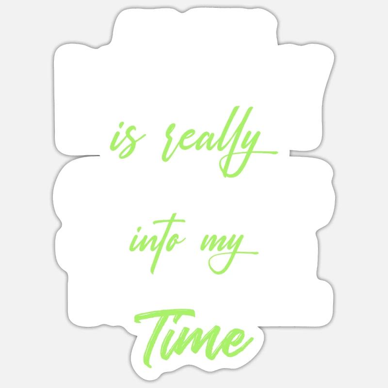 devise de voyage de voyage - Sticker taille S (10 x 10 cm) - blanc mat