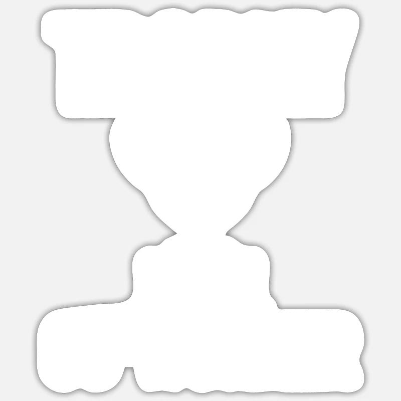 Trophy Co-Worker Sticker size S (10 x 10 cm)