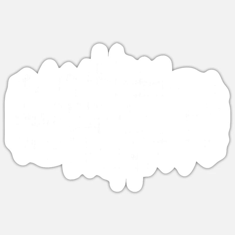 Paramaribo Skyline - Sticker size S (10 x 10 cm) - white matte