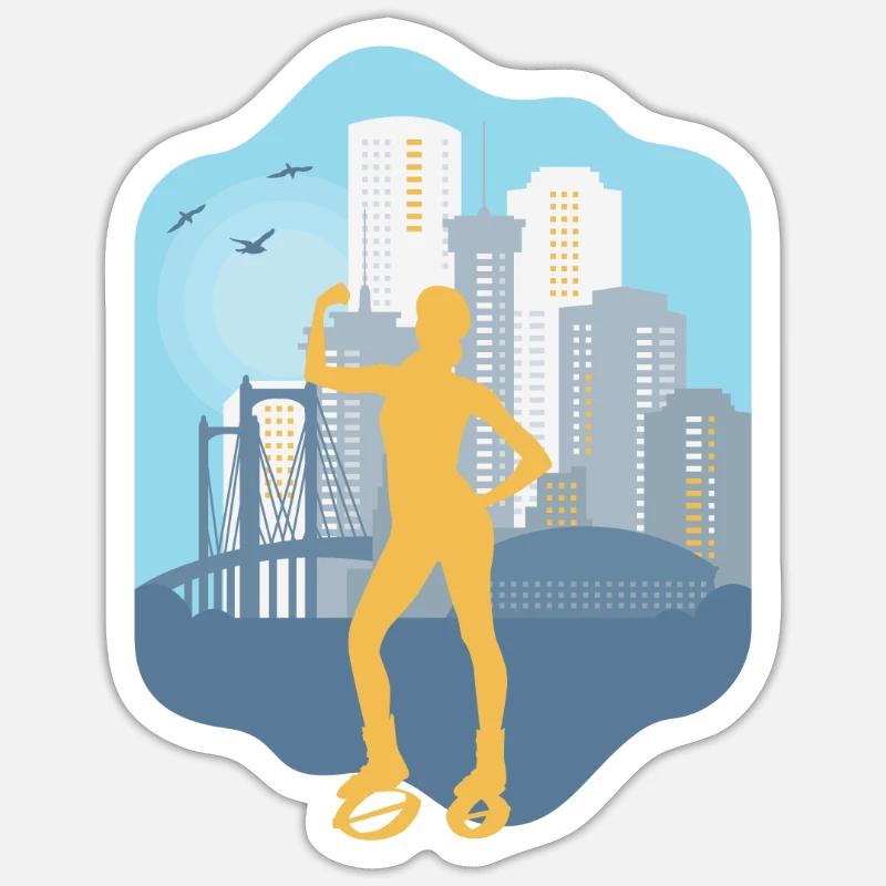 Sticker taille S (10 x 10 cm) -