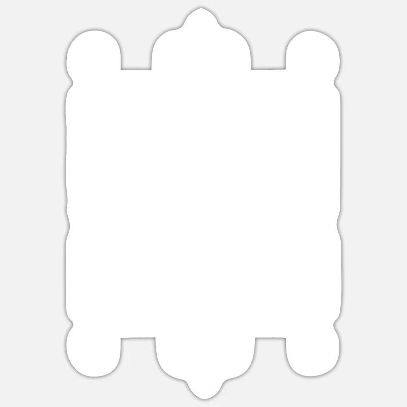 Les mathématiques comptent Professeur de mathématiques Maths - Sticker taille S (10 x 10 cm) - blanc mat