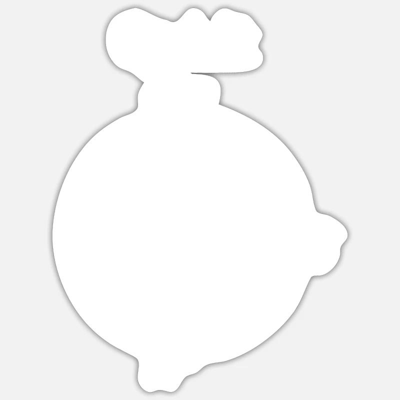 Qubit-Quantenbit - Sticker Größe S (10 x 10 cm) - Mattweiß