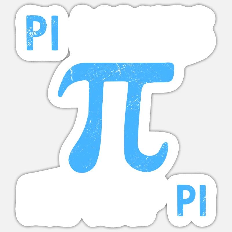 Math Pi me rend Hap Pi Sticker taille S (10 x 10 cm)
