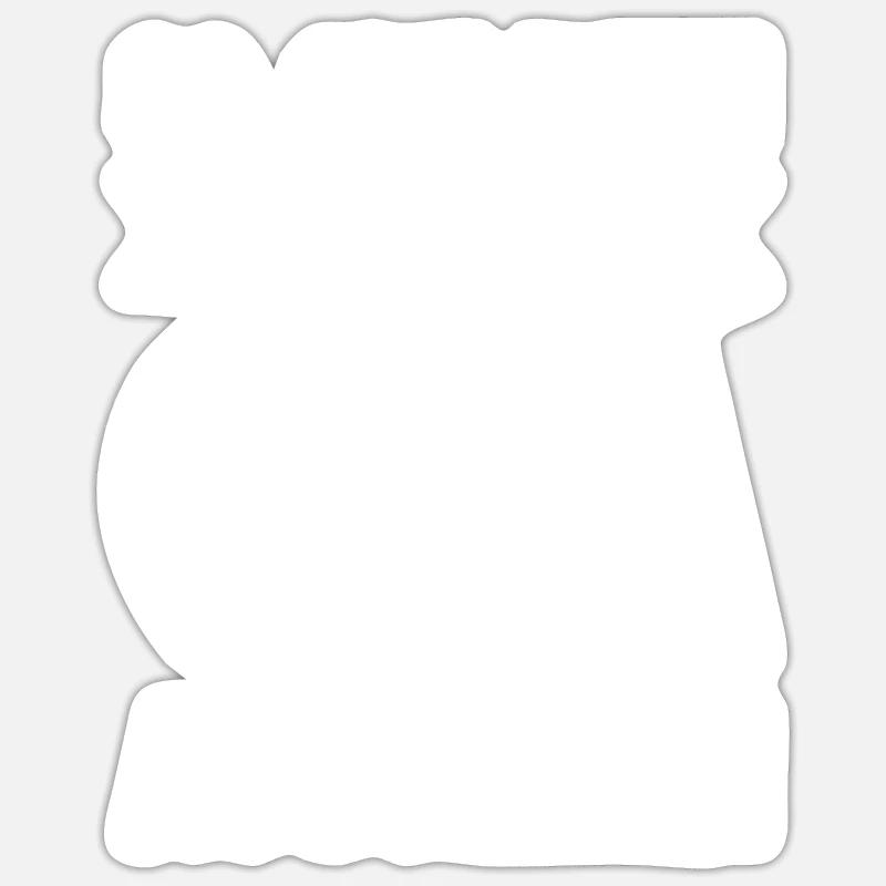 Opas Opa Opas Geschenk - Sticker Größe S (10 x 10 cm) - Mattweiß