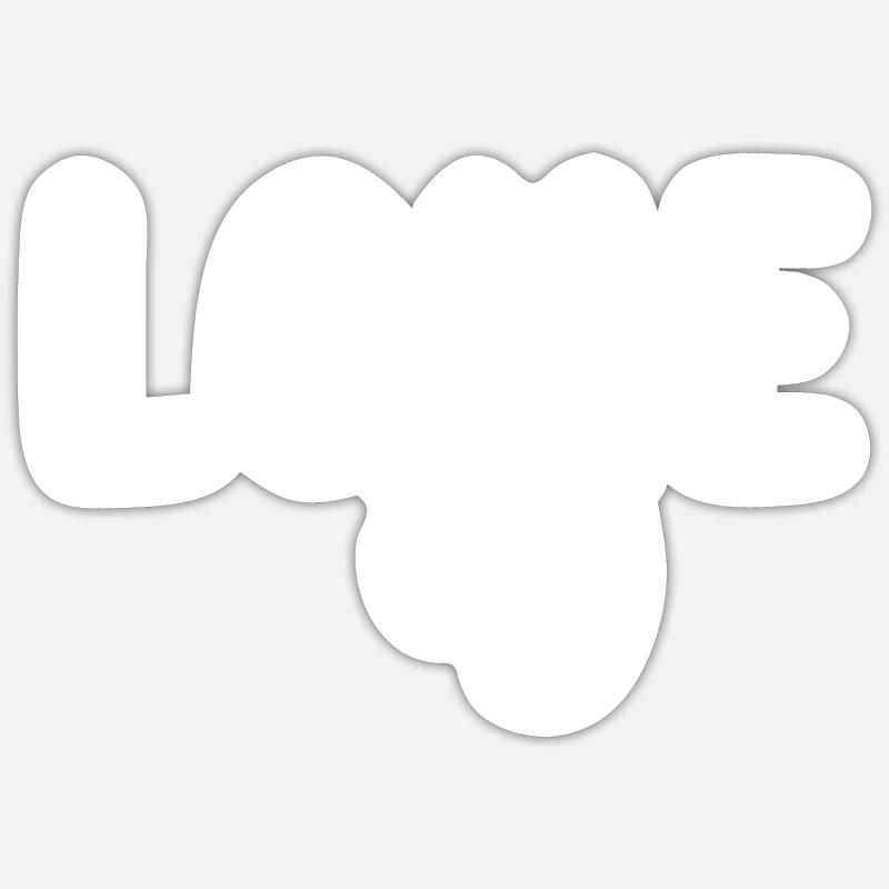 Krankenschwester - Sticker Größe S (10 x 10 cm) - Mattweiß