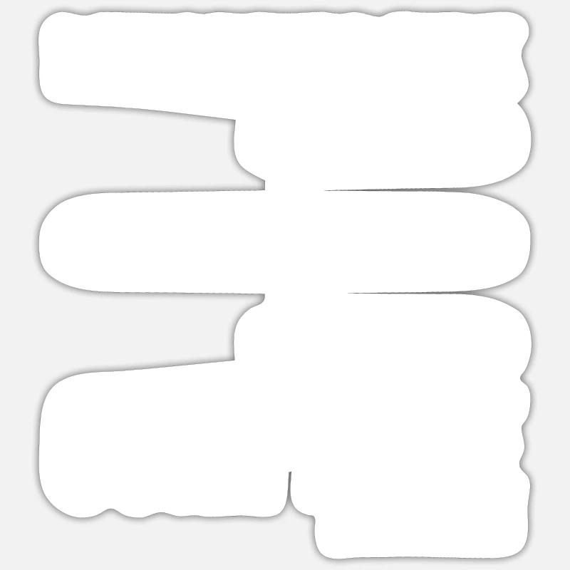 Double Hard Fork Complete Blockchain Papa Sticker Größe S (10 x 10 cm)