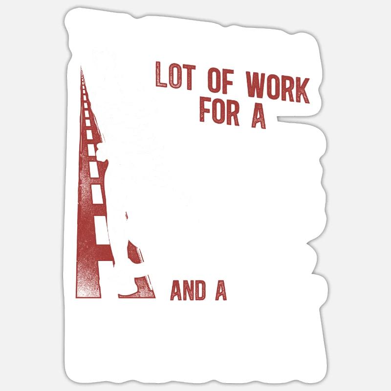 Running Runner Semi-Marathon - Sticker taille S (10 x 10 cm) - blanc mat