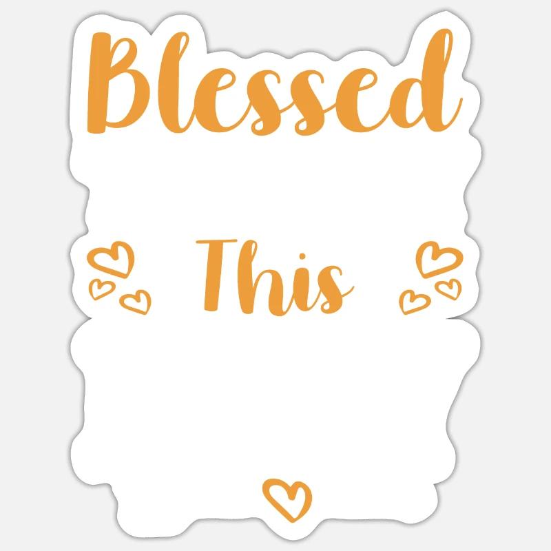 amour de bébé - Sticker taille S (10 x 10 cm) - blanc mat